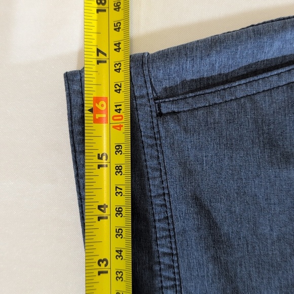 Goodfellow & Co Shorts Men's W33 Blue Polyester Spandex Blend Casual - Picture 5 of 7